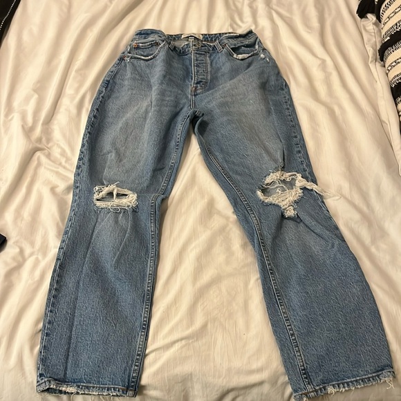 Abercrombie & Fitch Denim - Abercrombie & Fitch The dad high rise curve love jeans
